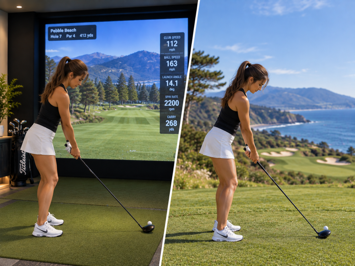 Does Practicing on an Indoor Golf Simulator Make You Better at Golf?
