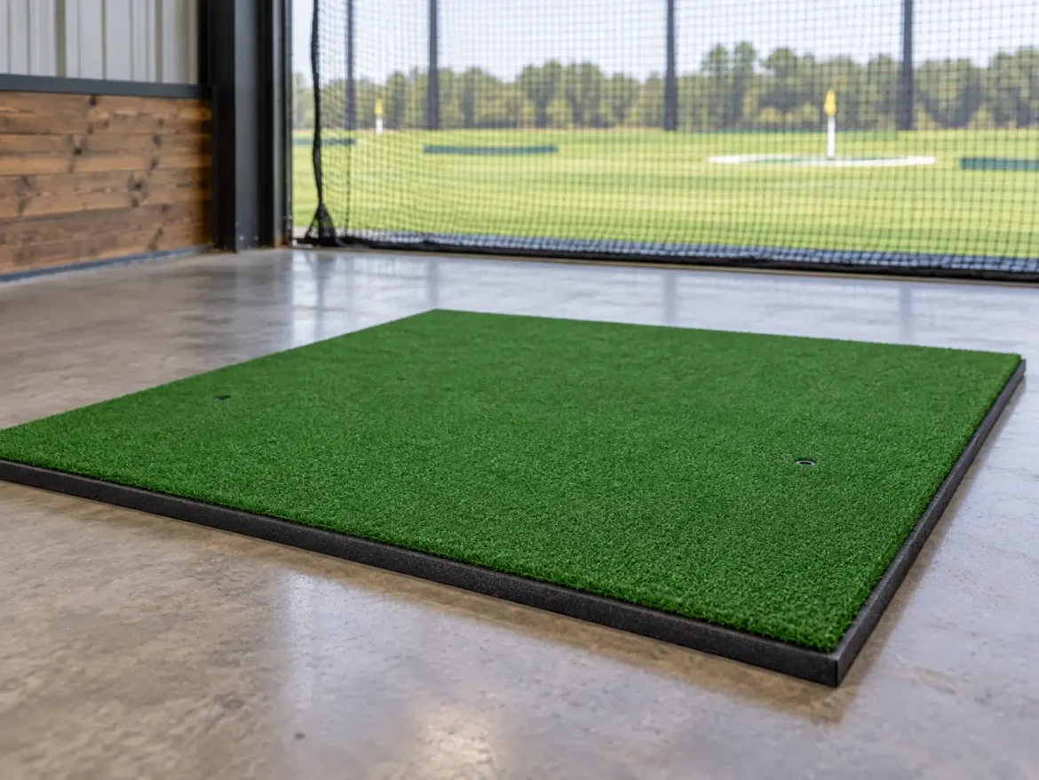 SIGPRO 3D 5×5 golf hitting mat for indoor practice